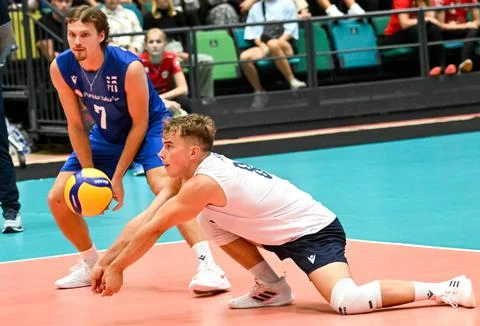 CEV EuroVolley 2023 Qualifiers, Turku, Finland - 17 Aug 2022 Stock Photos