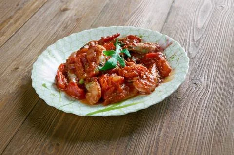 Ceviche creollo Stock Photos