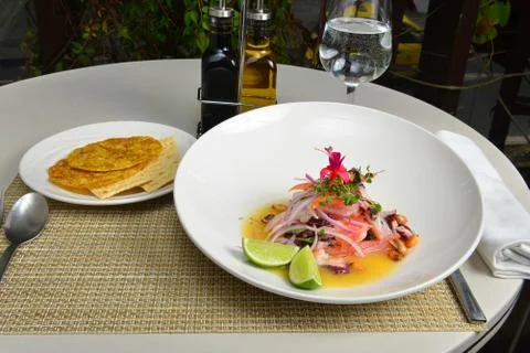 Ceviche mixto Stock Photos