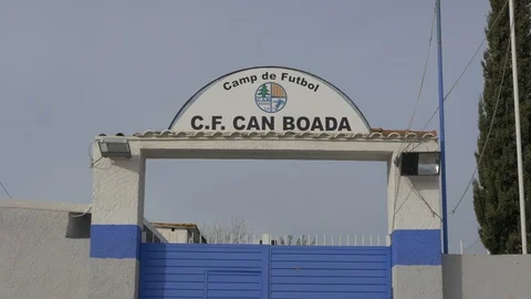 CF Can Boada main gate upper Stock Footage 102904654
