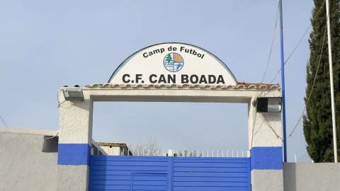 CF Can Boada main gate Stock Photos
