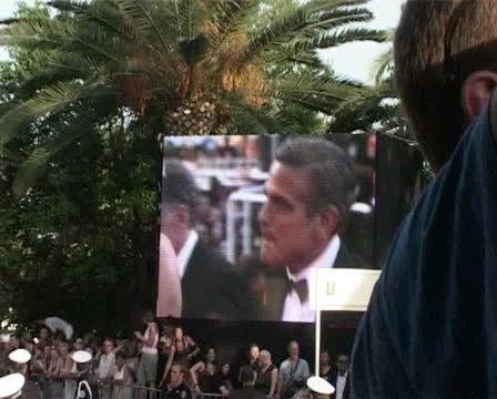 CFF George Clooney &amp; Ellen Barkin Vídeo Stock 10903127