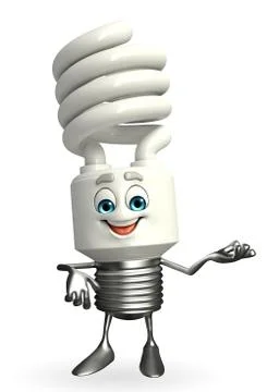 Cfl character is presenting Stock Illustration