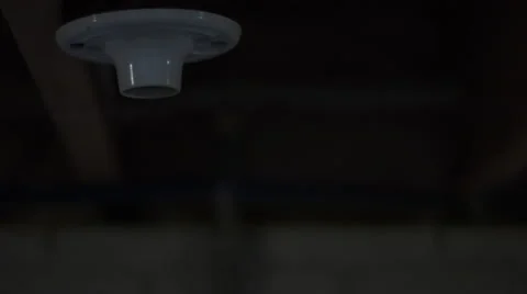 CFL installation dissolve to light switched on Stock Footage 41884173