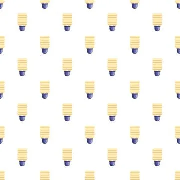 Cfl light bulb energy saving pattern design Stock Illustration
