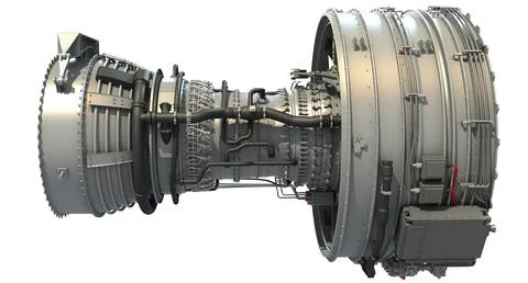 3D Model: CFM International CFM56 Turbofan Aircraft Jet Engine #96452193