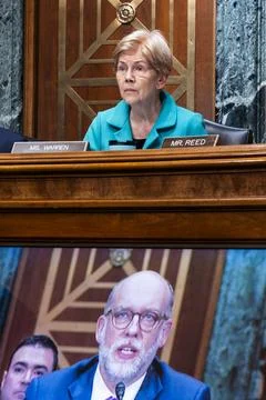 CFPB Director Vought testifies at Senate Committee on Banking, Housing and Urban Stock Photos