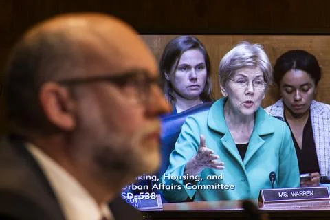 CFPB Director Vought testifies at Senate Committee on Banking, Housing and Urban Stock Photos