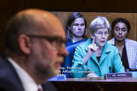 CFPB Director Vought testifies at Senate Committee on Banking, Housing and Urban Stock Photos