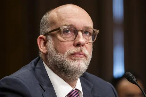 CFPB Director Vought testifies at Senate Committee on Banking, Housing and Urban Stock Photos