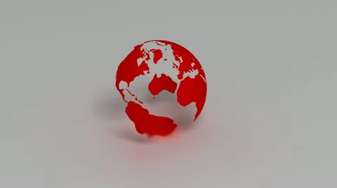 CG-3D-Animated-Rotating-Seamless-Globe Video stock 10902411