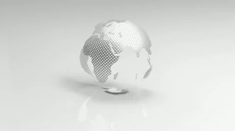 CG-3D-Animated-Rotating-Seamless-Globe Video stock 10915427