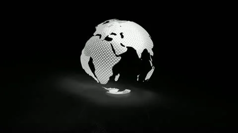 CG-3D-Animated-Rotating-Seamless-Globe Video stock 10915440