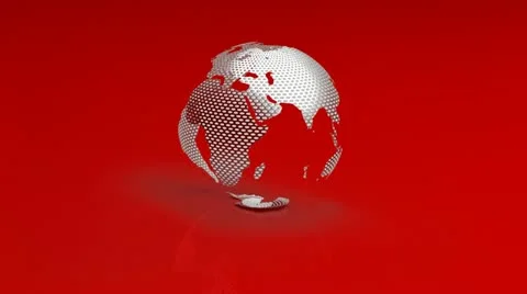CG-3D-Animated-Rotating-Seamless-Globe Video stock 10915452