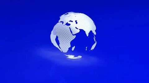 CG-3D-Animated-Rotating-Seamless-Globe Video stock 10915461