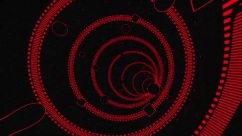 CG Animation Background Loop Red 動画素材 240891724