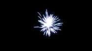 Cg Animation Of Explosion On Black Stock Footage