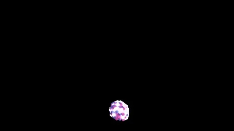 Cg animation of the explosion of color, fluorescent ultraviolet light, glowing Video stock 107176847