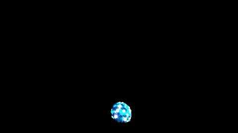 Cg animation of the explosion of color, fluorescent ultraviolet light, glowing Video stock 107176863