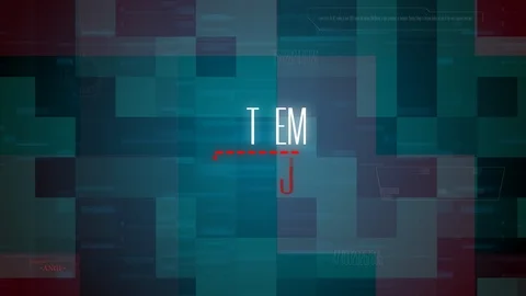 CG Animation With Text, System Hacked Stock Footage 117279314