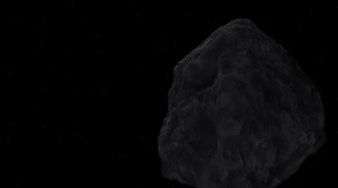 CG Asteroid Approaching Earth 005 (1080p 23.98) Stock Footage 5504964