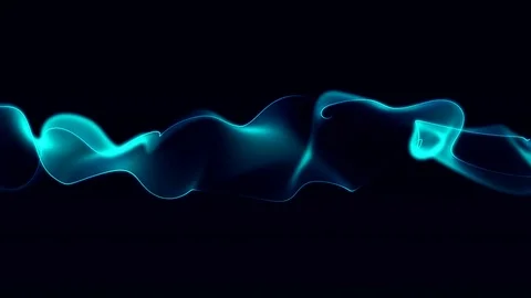 CG Background Loop Blue Smoke Video stock 84748882