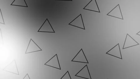 CG of black and white background including triangle shaped object Stock Footage 254755058