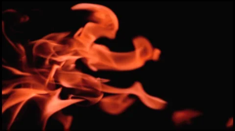 CG fire running vertically on HD frame Stock-Footage 920248