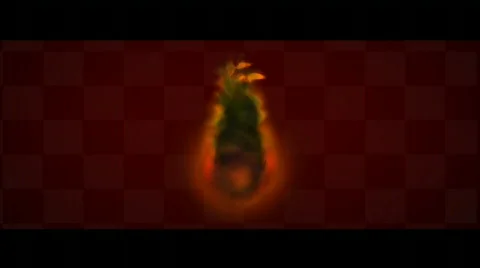 CG Flame two Stock Footage 486440