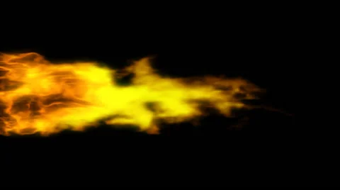 Cg flames of a jet engine Stock Footage 66197789