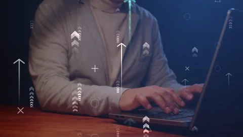 Cg footage visualizing your own achievements of personal goals and missile Stock Footage 270248171