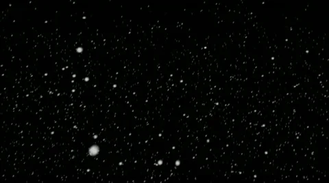 CG generated Falling Snow animation Video stock 12325974