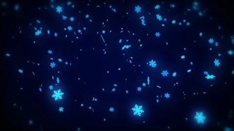 CG generated Falling Snow animation Video stock 12326102