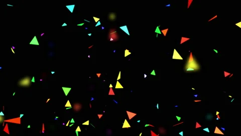 CG geometric technology concept on black background. Computer graphic Stock-Footage 203988490