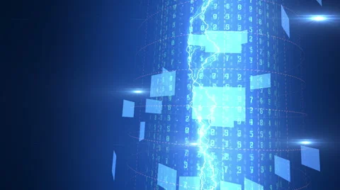 CG illustration of binary code Stock Footage 41762950