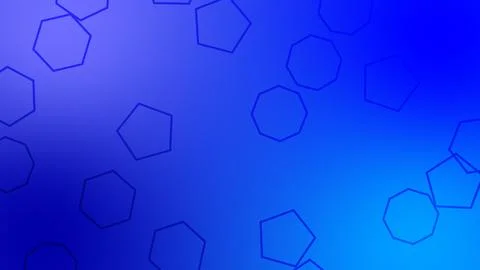 CG image of blue background including polygon shaped object イラスト素材