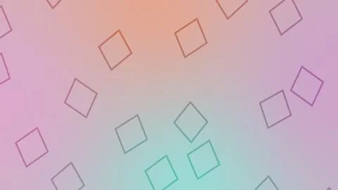 CG image of pastel-colored background including rhombus shaped object イラスト素材