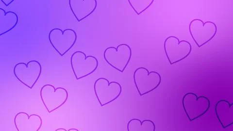 CG image of purple background including heart shaped object イラスト素材