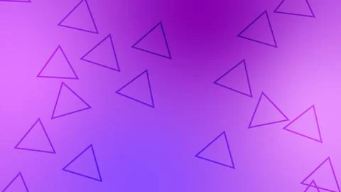 CG image of purple background including triangle shaped object 库存插图