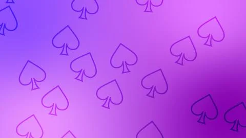 CG image of purple background including spade shaped object イラスト素材