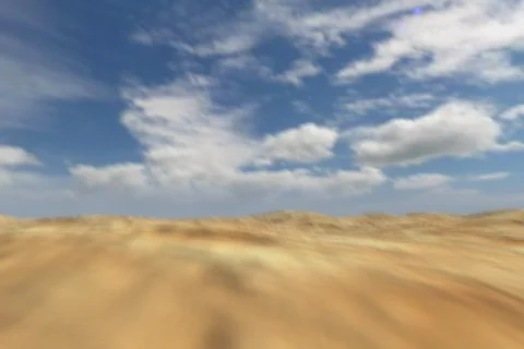 CG Landscape Flight 04 Video stock 95432