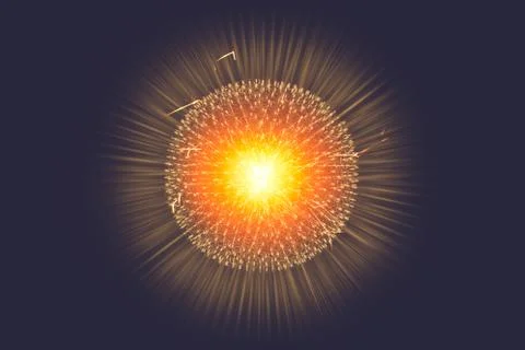 CG model structure form of Nucleus Atom Nuclear explode bomb emit x-ray rad.. 写真素材