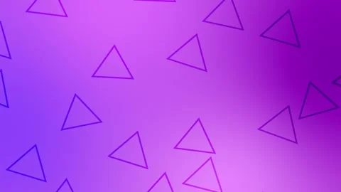 CG of purple background including triangle shaped object Video stock 254755317