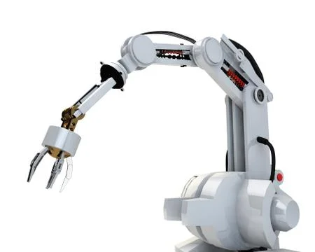 CG robot arm Stock Illustration