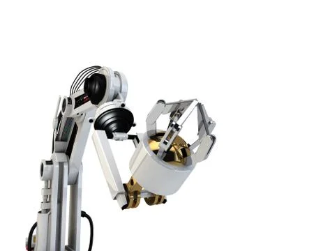 CG robot arm Stock Illustration