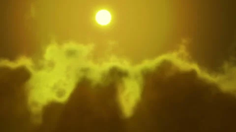 CG Sunset 002 (720p 25 fps) Stock Footage 5060433