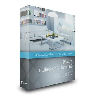 CGAxis Models Volume 68  Furniture V C4D 3D Model