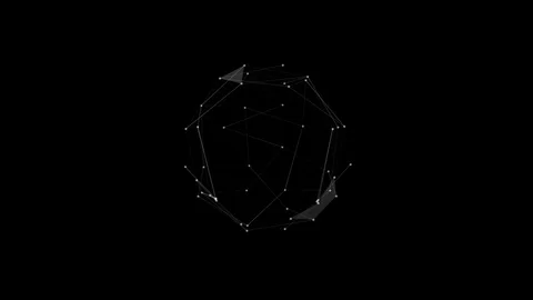 CGI 3D loops video of Atom plex Video stock 115761541