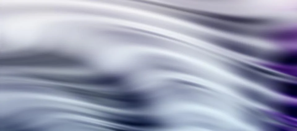 CGI abstract ripple effect of liquid with purple reflection of wavy pattern and Stock Photos