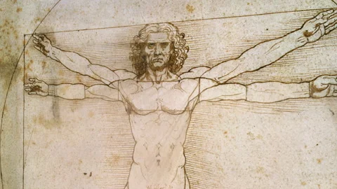 CGI animation of Artwork of Leonardo da Vinci - Recreation Stock Footage 202911943